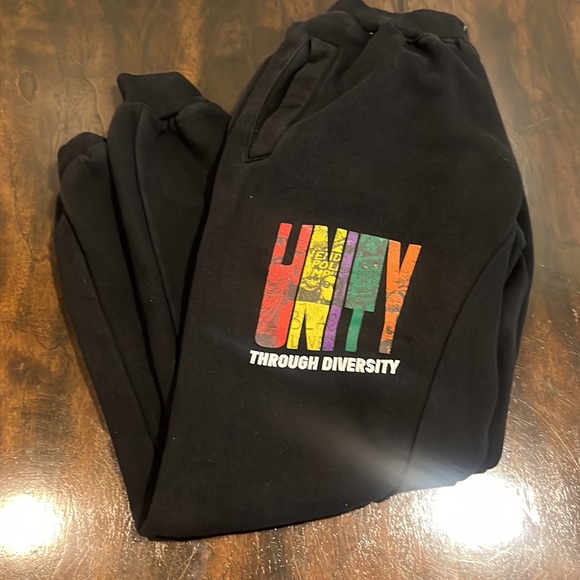 Cross Colours Unity Black Jogger Sweatpants XS - Picture 8 of 8